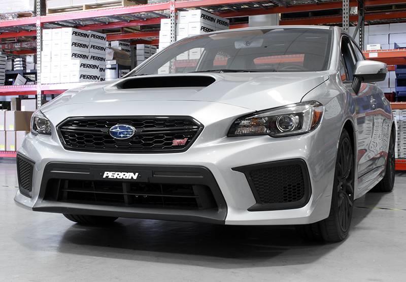 Subaru WRX STI License Plate Delete - Perrin Performance - Black - `18-`21